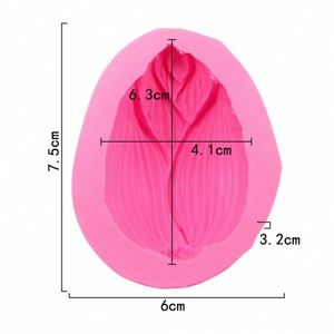 Moule en silicone 3D en forme de bourgeon de lotus pour marque-page DIY, diffuseur de parfum pour voiture, moule artisanal pour ascenseur, OEM ODM, respectueux de l'environnement - Product Image 2