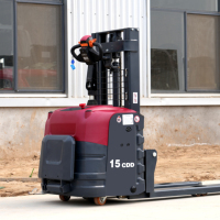 Apilador de Palets Semieléctrico 1.6t 1600kg 2.5m Manual Compacto con Batería de Plomo-Ácido Certificado CE Modelo Solreign CDD Hidráulico