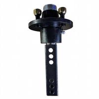 Ensemble d'essieu de remorque compact 750 kg à 4 boulons - Axe carré ou rond