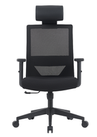 Chaise de bureau exécutive moderne ergonomique de haute qualité, tissu durable, accoudoirs réglables, réglage manuel, pivotante, en fer et plastique