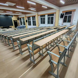 Le fabricant produit des coussins de siège de marchepied en alliage d'aluminium à dos d'acier sièges de salle de classe universitaire bureaux et chaises connectés - Product Image 5