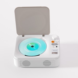 เครื่องเล่นซีดีพกพา บลูทูธ ชาร์จไฟได้ ระบบเสียงไฮไฟ ใช้ได้ทั้งในบ้านและนอกบ้าน ช่องเสียบหูฟัง USB  ลดราคาพิเศษ - Product Image 2