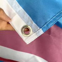 Drapeau promotionnel personnalisé 3x5FT 90x150CM, imprimé par sublimation, bannière volante d'extérieur pour tout design