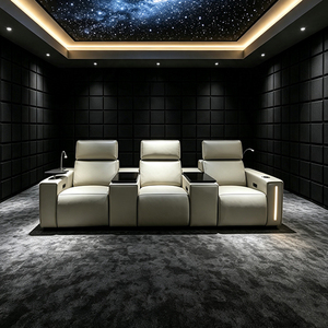 Fauteuil de cinéma maison KMJ, canapé inclinable électrique, chaise de cinéma, table inclinable, mobilier de cinéma de villa, sièges inclinables - Product Image 5
