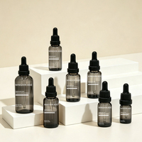 Bouteille compte-gouttes en verre pour huiles essentielles, vente en gros d'usine, pour l'aromathérapie