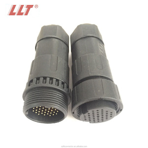 LLT电动插头37针电缆IP68多针防水2 3 4 5 6 8 12 18 20 24 36针电线端子连接器 - Product Image 2