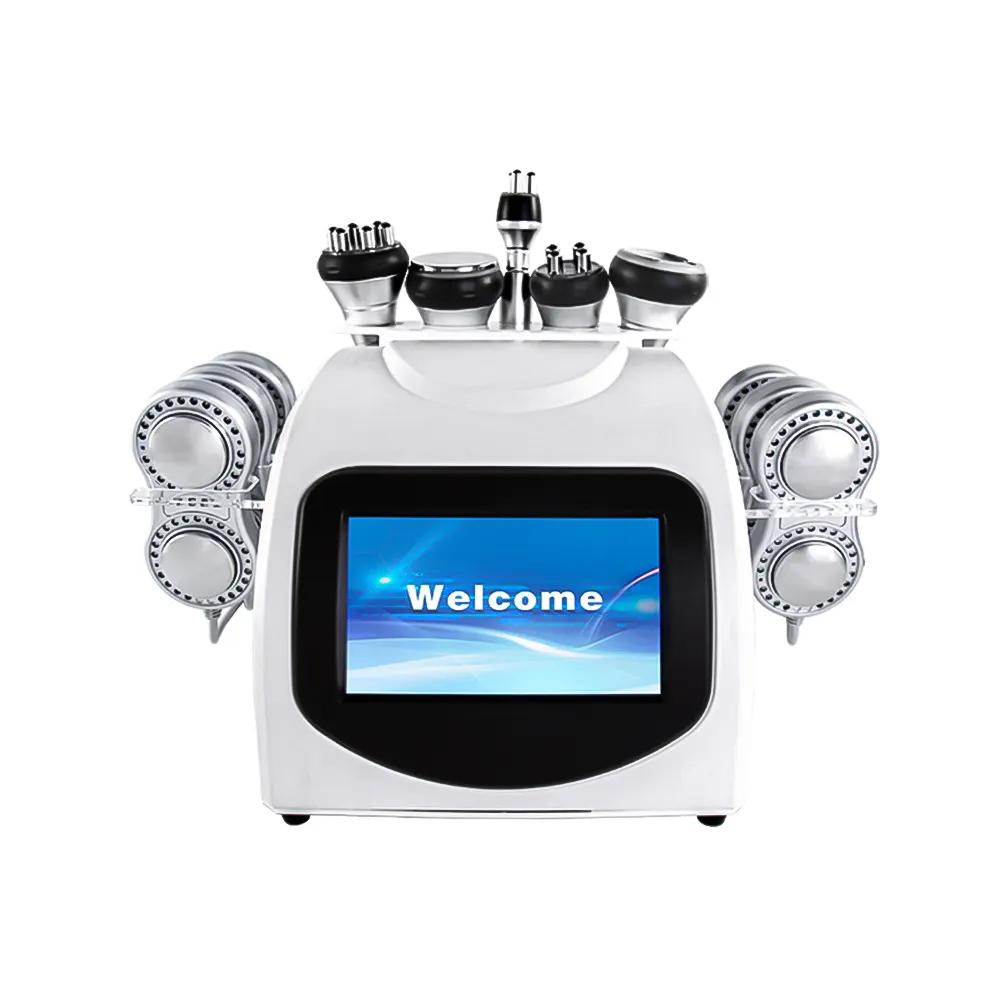 Professional Ultrasonic Rf Facial Vacuum Laser Device slimming Body Contouring 80K Cavitation Cellulite Machine