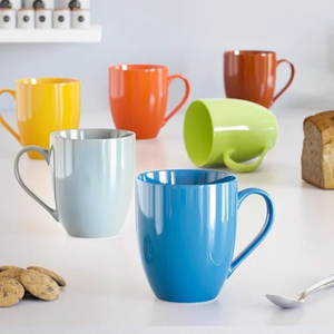 Tasse à café en céramique écologique de 300 ml, vaisselle durable pour la maison, la cuisine, le café, le restaurant, l'hôtel, le bureau, pour servir des boissons au quotidien - Product Image 4