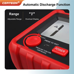 Цифровой мегомметр высокого напряжения с авторазрядом от 250В до 2500В тестер сопротивления изоляции - Product Image 3