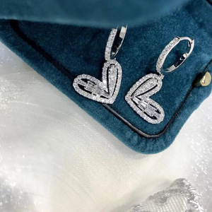 Eleganti orecchini a cuore per donna, gioielli alla moda, dolci, minimalisti e chic - Product Image 6
