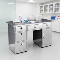 Table d'opération mobile en acier inoxydable moderne pour écoles, hôpitaux, laboratoires, ateliers et bureaux