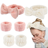 Ensemble personnalisé Spa visage femmes maquillage filles doux microfibre poignet lavage dames cheveux enveloppes bandeaux douche bain
