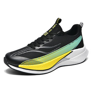 Chaussure de course athlétique professionnelle avec <span class=keywords><strong>plaque</strong></span> en <span class=keywords><strong>carbone</strong></span> et panneau dégradé, semelle intermédiaire texturée et réactive pour un confort et un style tout au long de la journée - Product Image 5