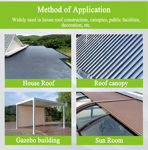 <span class=keywords><strong>Panel</strong></span> de Techo Sándwich de Aluminio y PU al por Mayor de Fábrica, Lámina Metálica Aislante Térmica para Techos con Patrón Gran Muralla - Product Image 5