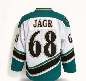 Maillot de hockey des Capitals # 68 Jagr # 8 Ovechkin # 32 Hunter # Collection de 5 maillots cousus pour hommes Langway - Product Image 3