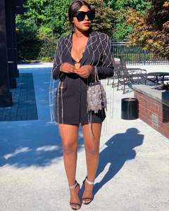 Veste de costume à franges pour femme, haute qualité, tendance - Product Image 6