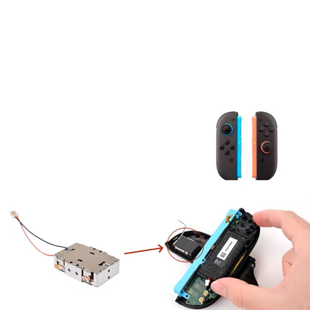 Replacement Vibration Motor for Nintendo Switch 2 Joy-Pad Built-in HD Rumble Motor with Cable for Switch 2 Repair Parts