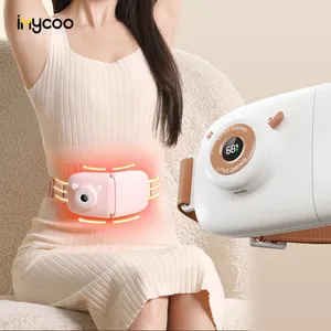 IMYCOO Portable Folding Menstrual Vibrating Heating Waist Belts Women Menstrual Heating Belt