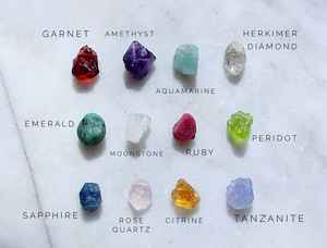 Collar de Cuarzo Natural <span class=keywords><strong>en</strong></span> <span class=keywords><strong>Bruto</strong></span>, Amatista, Aguamarina, Piedra de Nacimiento, Cristal Curativo, Joyería para Mujer, Regalos para la Familia - Product Image 5