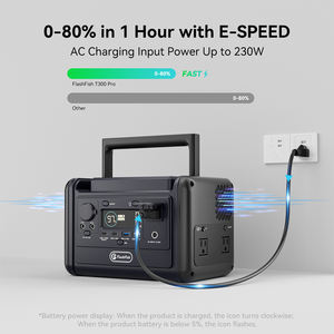 Banque d'énergie <span class=keywords><strong>solaire</strong></span> Flashfish UK US EU Plug 300w Rechargeable d'urgence AC DC 110v Stockage de centrale électrique portable - Product Image 3