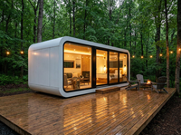 Maison en capsule Apple Pod House certifiée CE AS4964 SAA, maison préfabriquée modulaire de taille personnalisée, prête à être installée