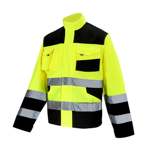 <span class=keywords><strong>Blouse</strong></span> de travail robuste <span class=keywords><strong>pour</strong></span> mineurs et peintres, uniforme OEM jaune fluorescent, veste cargo d'ingénieur avec bandes réfléchissantes - Product Image 3