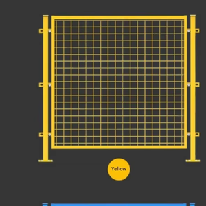 교통 안전 공사 격리 그물 울타리 칸막이 펜싱 기계를 지키는 철 와이어 메쉬 가드 작업장 격리 울타리 - Product Image 2