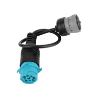 Conector hembra de 9 pines personalizado J1939 a cable macho J1708 para lector de código