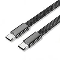 Câble de charge rapide USB-C Type C TPE et nylon tressé ultra-fin 1M pour iPhone séries 15/16/17, tablette et écouteurs