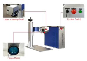 Máy Đánh Dấu <span class=keywords><strong>Laser</strong></span> Sợi Raycus Mini Cầm Tay 20W 30W 50W 70W 100W Dành Cho Trang Sức Kim Loại Nhẫn Bạc Vàng Nhôm Thép - Product Image 3