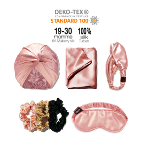 Ensemble chapeau et taie d'oreiller <span class=keywords><strong>en</strong></span> <span class=keywords><strong>soie</strong></span> <span class=keywords><strong>de</strong></span> mûrier <span class=keywords><strong>pure</strong></span> 100% <span class=keywords><strong>Bonnet</strong></span> <span class=keywords><strong>de</strong></span> <span class=keywords><strong>nuit</strong></span> Foulard pour cheveux pour dames <span class=keywords><strong>Bonnet</strong></span> à cheveux <span class=keywords><strong>en</strong></span> <span class=keywords><strong>soie</strong></span> - Product Image 2