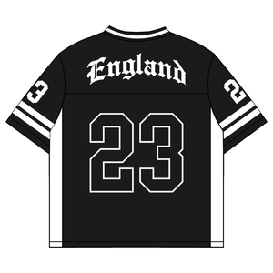 Camiseta de Fútbol Americano Personalizada con Cuello en V y Hombros Caídos para <span class=keywords><strong>Hombre</strong></span>, Estilo Urbano - Product Image 3