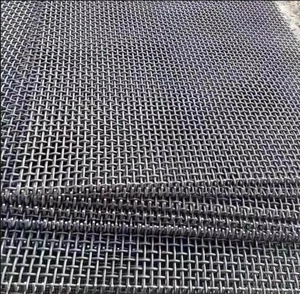 ตะแกรงลวดเหล็กกล้าแมงกานีสสูง 65Mn แบบจีบสำหรับงานเหมืองและเหมืองหิน - Product Image 3