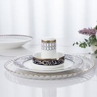 Assiettes de restaurant, services de table en porcelaine, vaisselle en porcelaine fine, assiette en céramique personnalisée, plat de cuisson rectangulaire en céramique pour hôtel