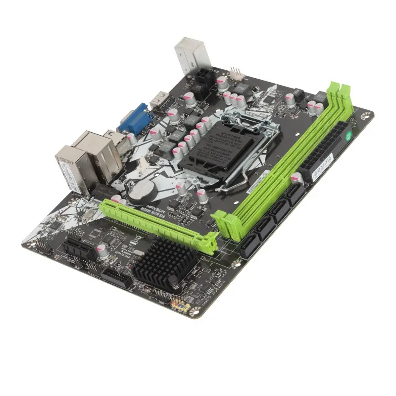 Placa base MAXSUN Earthshaker LGA1155, combo de cuatro SATA pc, la más Popular, h61