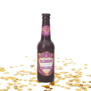 China Lieferant Bierform Flasche Champagner Biologisch abbaubare Konfetti Kanone Günstige <span class=keywords><strong>Party</strong></span> <span class=keywords><strong>Poppers</strong></span> - Product Image 5