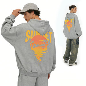 AMCLEVER <span class=keywords><strong>Felpa</strong></span> con <span class=keywords><strong>Zip</strong></span> Unisex in Misto Cotone 430g, Oversize Pesante, Pronta per la Spedizione - Product Image 4