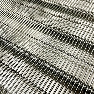 Özelleştirilmiş gıda kurutma örgü kemer paslanmaz çelik 201 304 göz bağlantı konveyör bant gıda kurutma için zincirli tahrik sistemi konveyör bant - Product Image 6