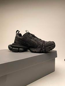 Chaussures de marche et de course rétro JiuZhou pour hommes, personnalisées, en cuir noir, avec amorti supérieur – Tendance mode de haute qualité, durables - Product Image 2