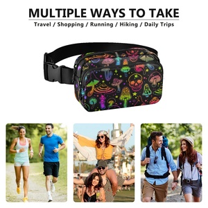 Wholesale Neoprene Waterproof Fitness Fanny Pack <b>Elastic</b> Running <b>Belt</b> Sports Waist Bag Tactical - Product Image 6