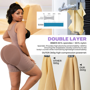 Gaine sculptante post-chirurgicale pour les fesses, à haute compression, Faja <span class=keywords><strong>Colombianas</strong></span> Moldeadora Para Mujer, Shapewear pour femmes - Product Image 5