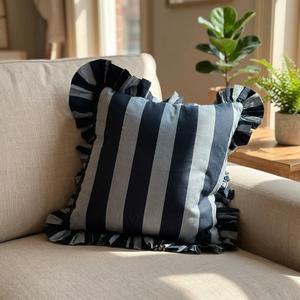 Indian Handmade New Design <b>Stripe</b> Hand Block Printed Pillow Case Soft Cotton Sofa <b>Cushion</b> Cover Bedding <b>Cushion</b> Cover Indian - Product Image 4