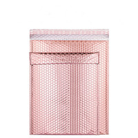 Enveloppes à bulles holographiques irisées personnalisées, enveloppes rembourrées en aluminium métallisé pour l'expédition