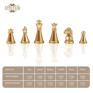 Bán buôn di động gấp lưu trữ Board nhựa não từ cờ vua thiết lập cờ vua quốc tế trò chơi cho trẻ em - Product Image 5