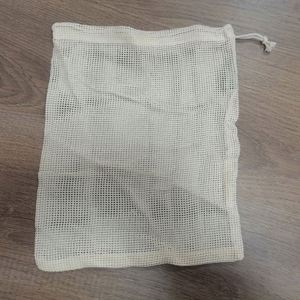 Eco-Friendly 100% Natural Pure Cotton <b>Mesh</b> <b>Bag</b> Reusable Produce <b>Bag</b> Small Medium Large Size Pack <b>Mesh</b> Cotton Shopping Storage - Product Image 3