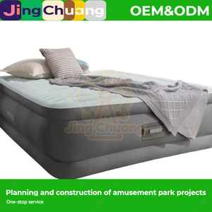 Jingchuang64486 Colchón Inflable Doble Jingchuang con Capa de Flotación, Bomba Integrada y Grosor Reforzado <span class=keywords><strong>para</strong></span> Senderismo y Gimnasio - Product Image 5