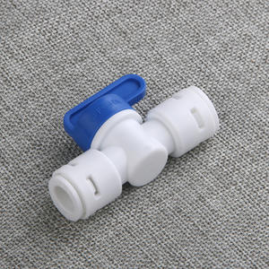 3-Point Quick-Connect Straight Ball Valve Adapter Pure Water Machine <b>Accessories</b> for Water Purifier Drain Valve Switch for - Product Image 1