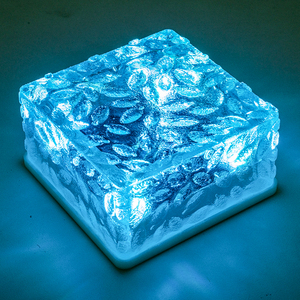 Ailed Ip65 impermeabile 4 Led lampada sepolta alimentata sotterranea carica solare mattone Led colorata luce solare giardino - Product Image 2