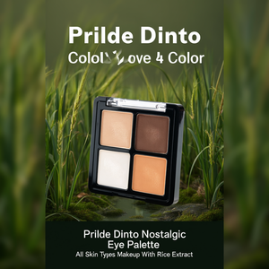 พาเลทอายแชโดว์ 4 สี Prilude Dinto Nostalgia สำหรับทุกสภาพผิว ผสมสารสกัดจากข้าว - Product Image 3