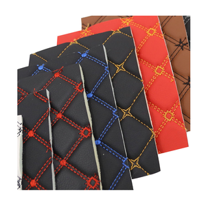 Dernier design de broderie 3D 5D 7D en cuir avec <span class=keywords><strong>mousse</strong></span> pour sièges de <span class=keywords><strong>voiture</strong></span>, pour meubles, pour <span class=keywords><strong>tapis</strong></span> de <span class=keywords><strong>voiture</strong></span> - Product Image 1